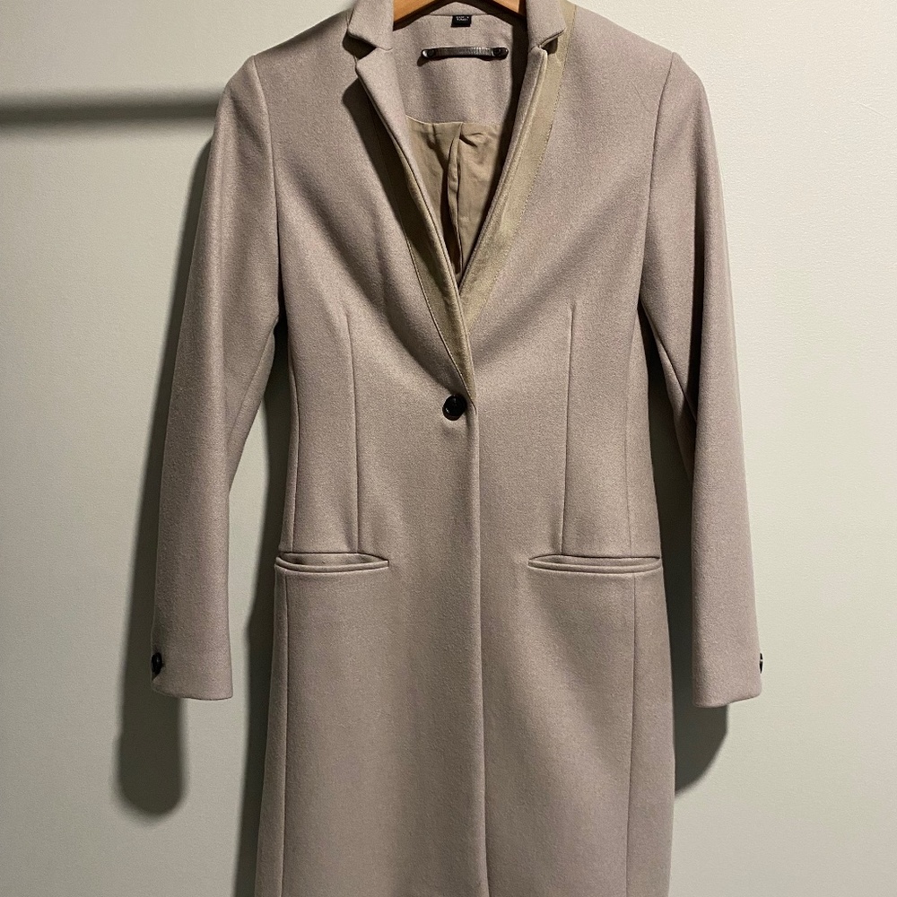 All Saints Beige Women's Coat